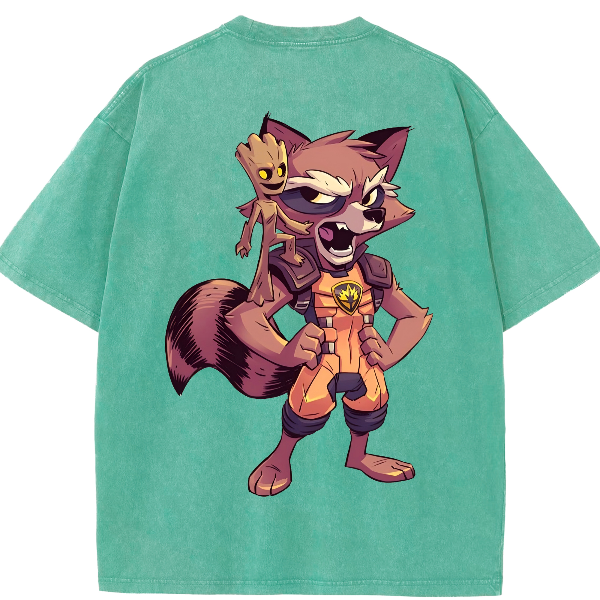 （画像用） アベンジャーズ The Avengers 綿100% ヴィンテージ風 半袖Tシャツ（背面プリント）